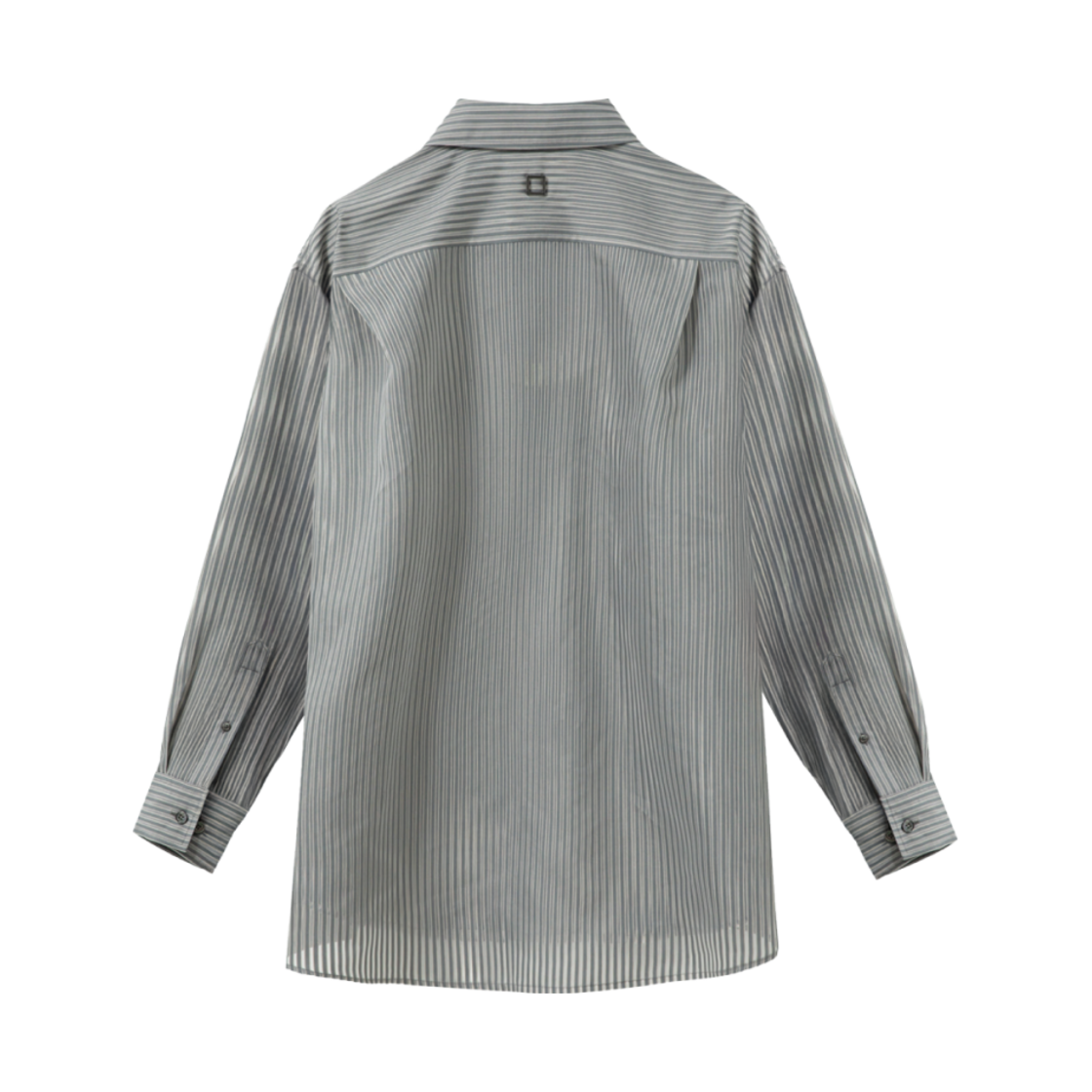 우영미 시어 스트라이프 셔츠 그레이 - 25SS(Wooyoungmi Sheer Stripe Shirt Grey - 25SS) - 2