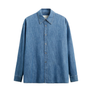 Zara x Studio Nicholson Chambray Shirt Blue