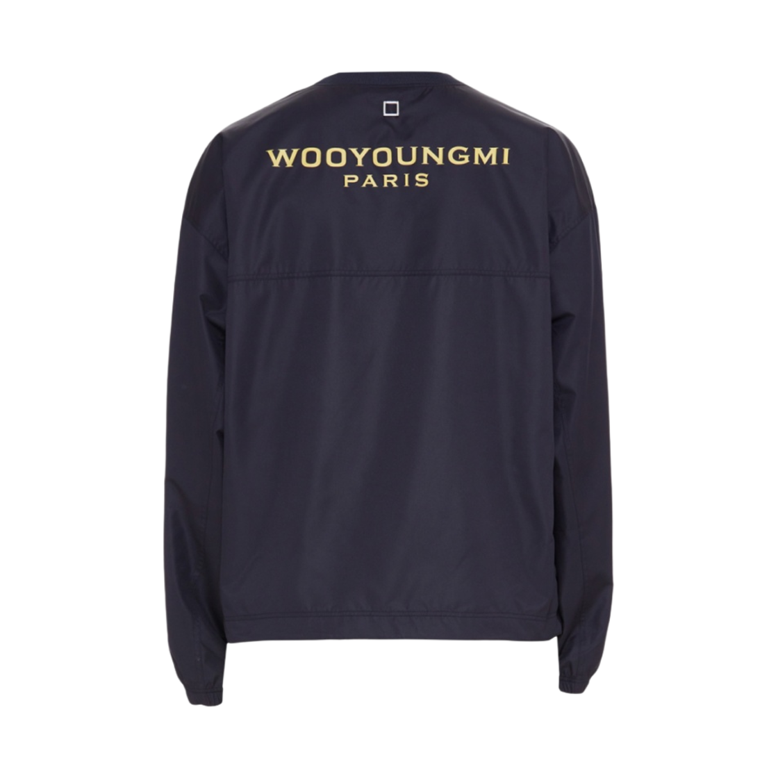우영미 나일론 백로고 풀오버 티셔츠 네이비 - 22SS(Wooyoungmi Nylon Back Logo Pullover T-Shirt Navy - 22SS) - 2