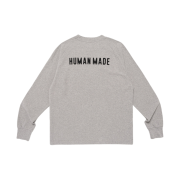 Human Made Raglan Sleeve L/S T-Shirt Gray