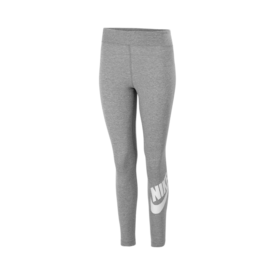 (W) 나이키 NSW 에센셜 하이 웨스트 레깅스 다크 그레이 헤더 - 아시아((W) Nike NSW Essential High Waist Leggings Dark Grey Heather - Asia) - 1