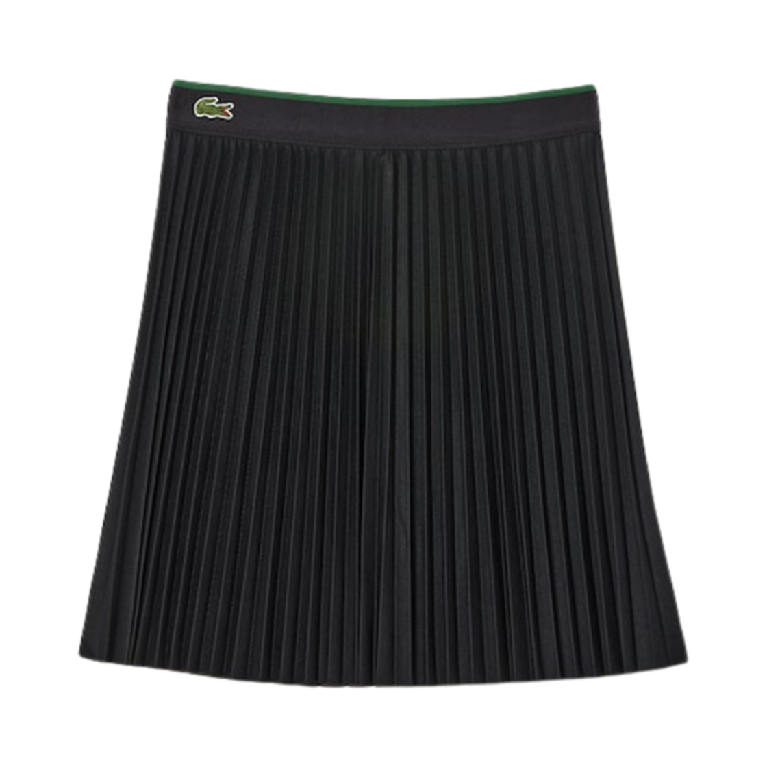 (W) 라코스테 피케라이크 숏 플리츠 스커트 블랙((W) Lacoste Piquelike Short Pleats Skirt Black) - 1