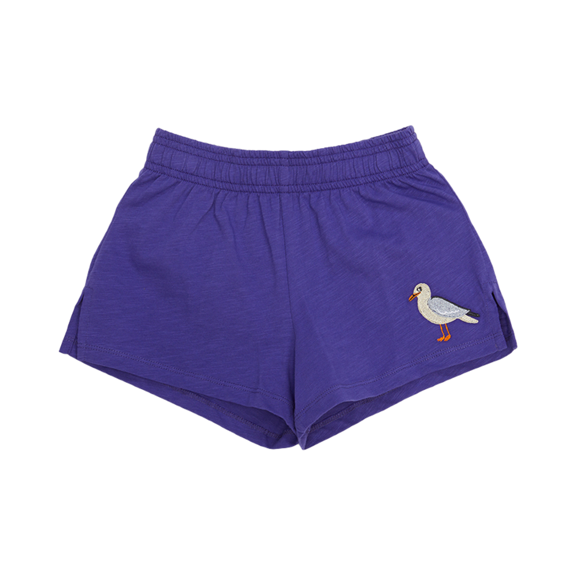 (키즈) 미니 로디니 시걸 숏 팬츠 퍼플((Kids) Mini Rodini Seagull Short Pants Purple)