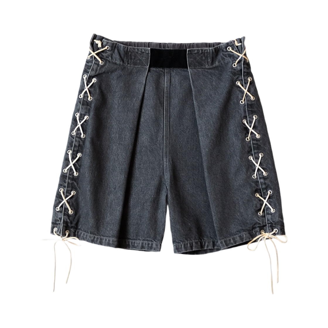 KAPITAL キャピタル Denim Easy Ranch Go Shorts 캐피탈 14온즈 블랙 데님 이지 랜치 GO 쇼츠 블랙 | Kapital | KREAM