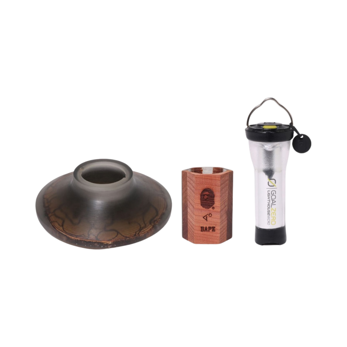 키노 x 베이프 랜턴 쉐이드 커버 골 제로 세트 브라운(Ki-No x BAPE Lantern Shade Cover Goal Zero Set Brown) - 3