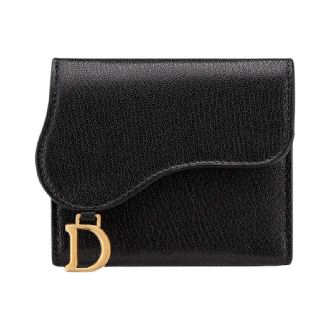 디올 새들 로터스 지갑 고트스킨 블랙(Dior Saddle Lotus Wallet Goatskin Black) - 1