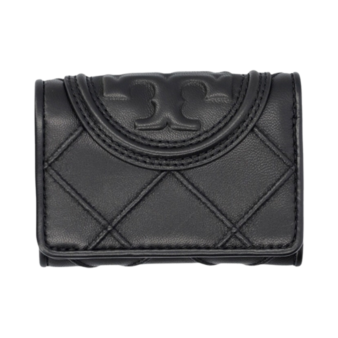 156558-001 Tory Burch Fleming Bi-Fold Wallet Black