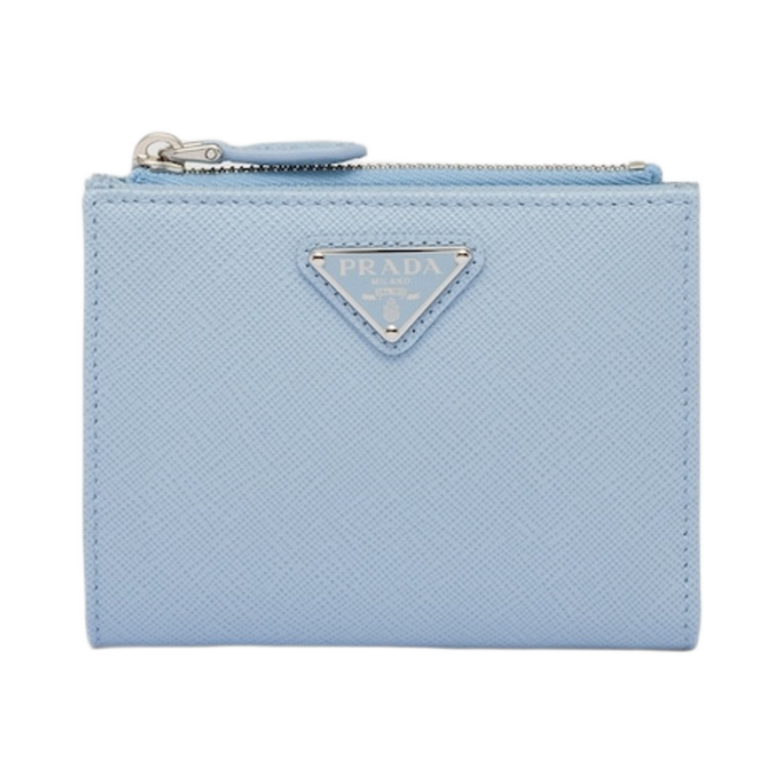 프라다 스몰 사피아노 레더 월렛 페일 블루(Prada Small Saffiano Leather Wallet Pale Blue) - 1