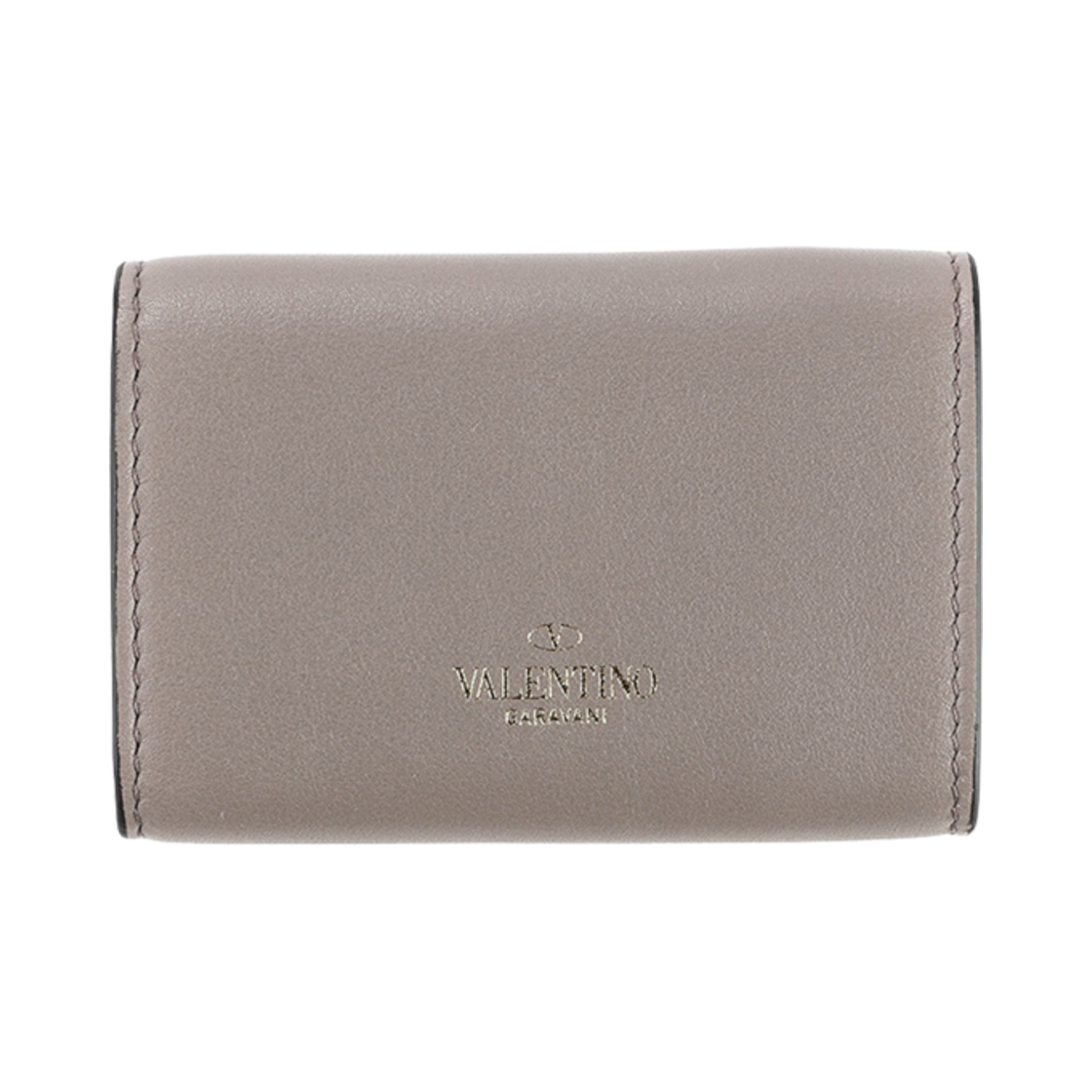 발렌티노 카프스킨 반지갑 다크 베이지(Valentino Calfskin Bi-Fold Wallet Dark Beige) - 2