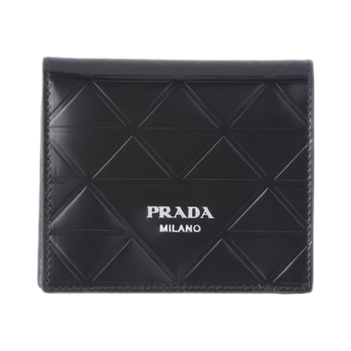 프라다 브러쉬드 레더 월렛 블랙(Prada Brushed Leather Wallet Black) - 1