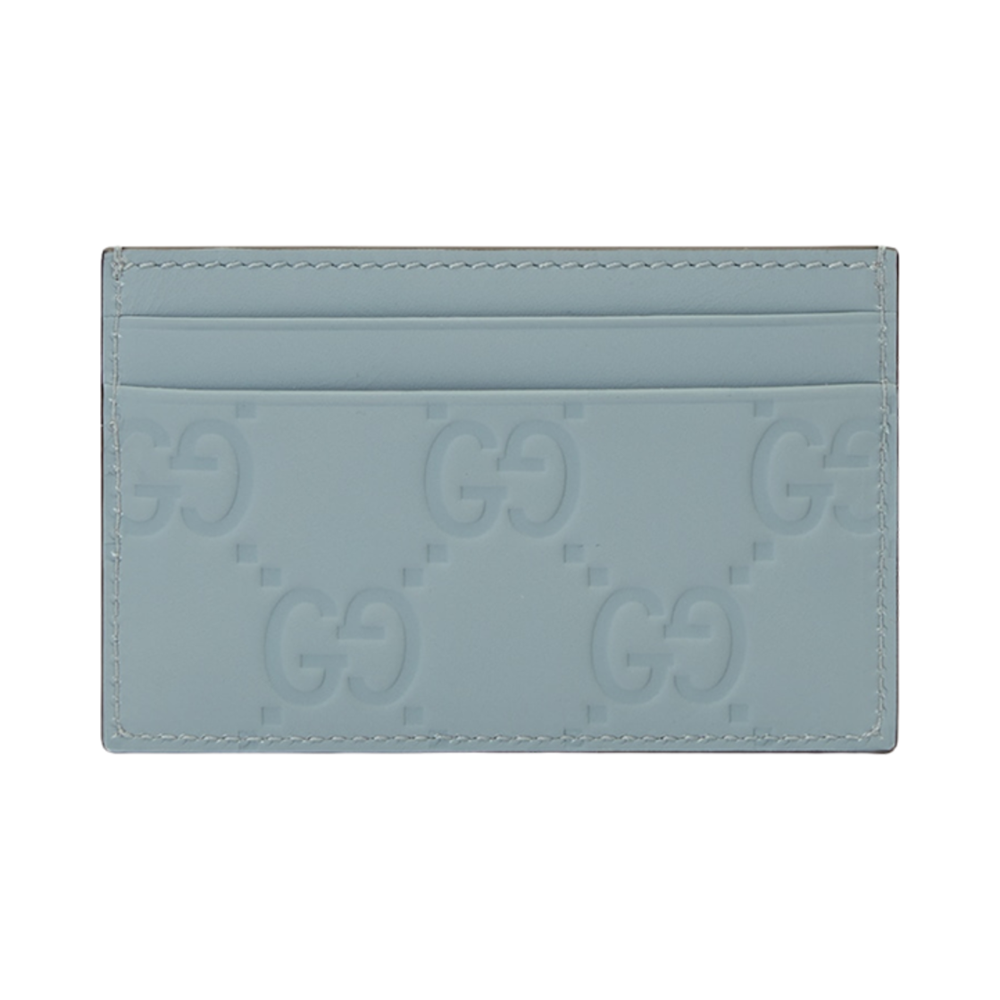 구찌 GG 러버 이펙트 카드 케이스 라이트 블루(Gucci GG Rubber-Effect Card Case Light Blue) - 3