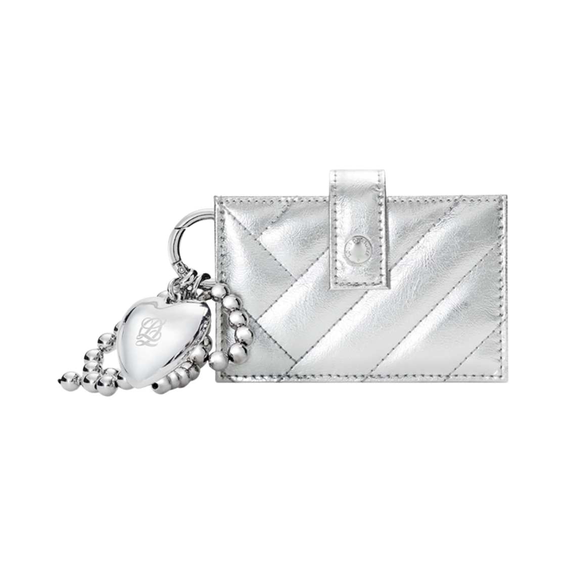 루이까또즈 x 먼데이에디션 카드 지갑 실버(Louis Quatorze x Monday Edition Card Wallet Silver)