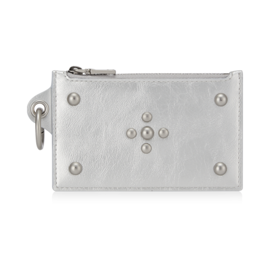 1050008 FINDKAPOOR Stud Card Wallet Silver