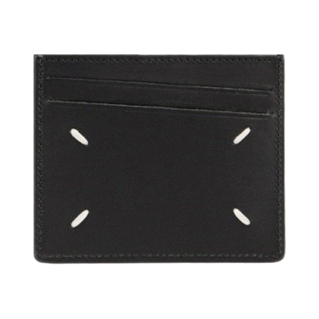 S35UI0432P2714T8090 Maison Margiela Logo Card Holder Black Grey