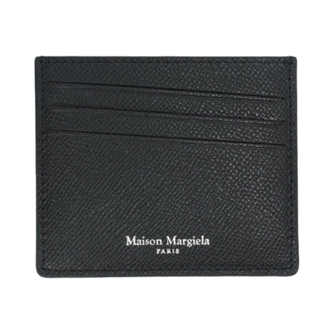 메종 마르지엘라 그레이니 레더 카드 홀더 블랙(Maison Margiela Grainy Leather Card Holder Black) - 1