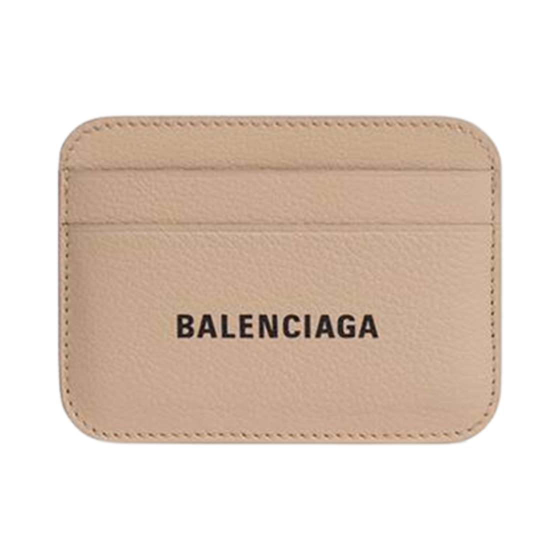 5938121IZI32761 Balenciaga Cash Card Holder Beige Black
