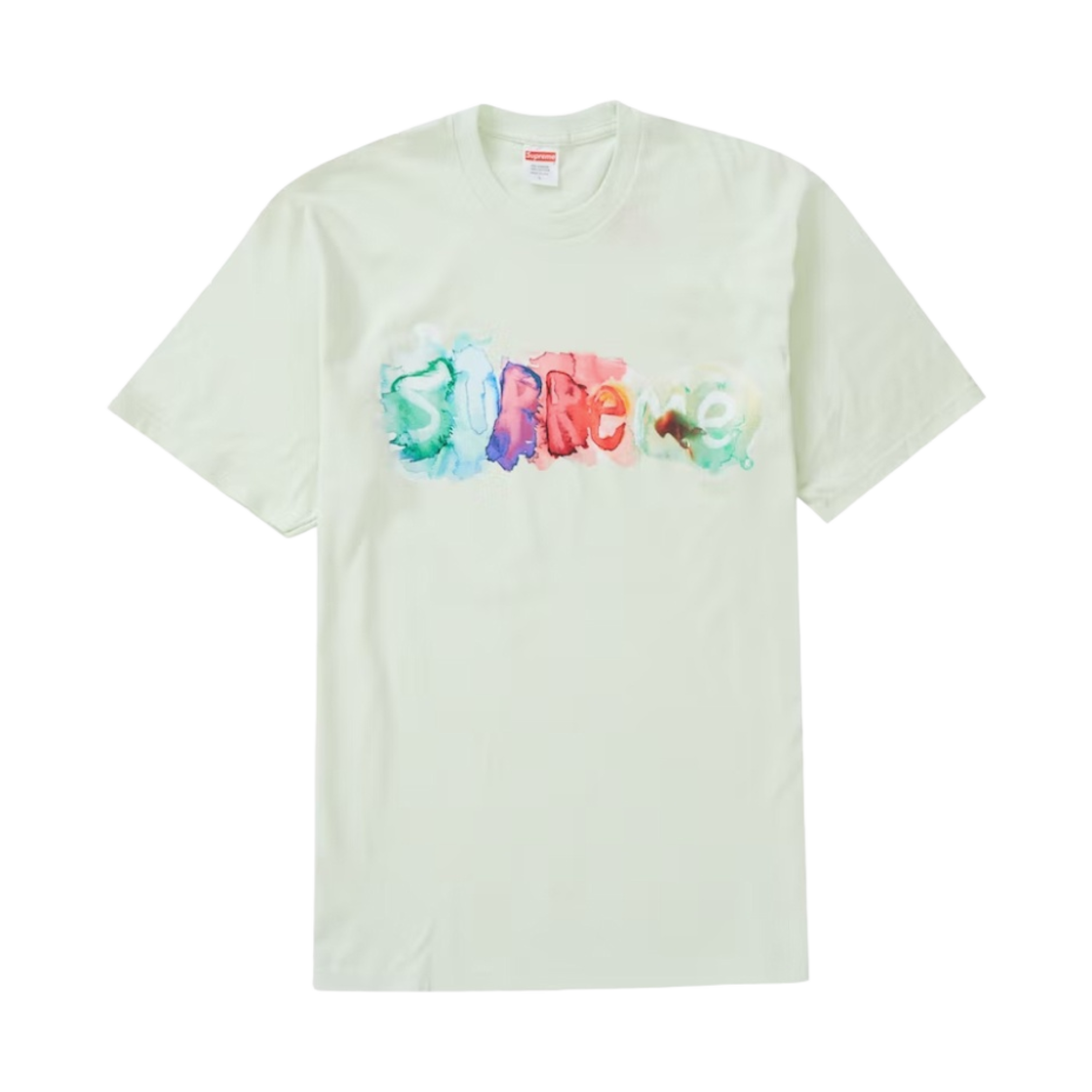 슈프림 워터컬러 티셔츠 페일 그린 - 23SS(Supreme Watercolor T-Shirt Pale Green - 23SS) - 1