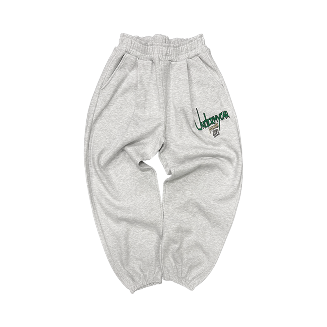 언더마이카 피오씨 103 플래그 본디 스웻 팬츠 라이트 멜란지