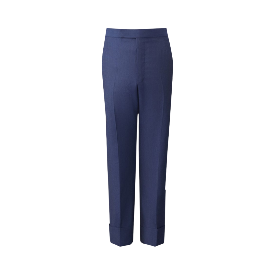 MTC001A-F0371-440 Thom Browne Super 120s Twill Classic Backstrap Trouser Dark Blue