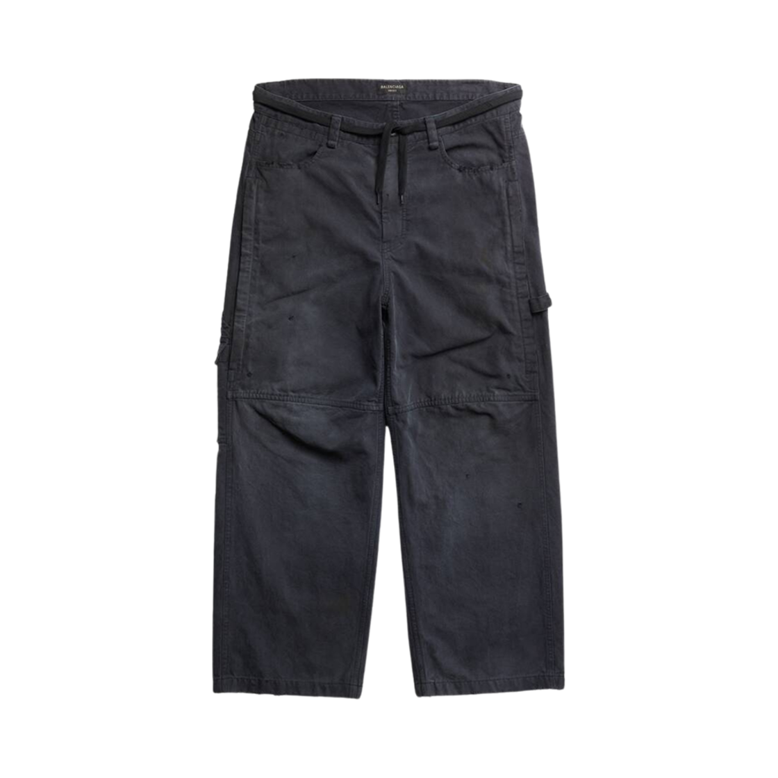 발렌시아가 크롭 스케이터 팬츠 블랙(Balenciaga Cropped Skater Pants Black) - 1