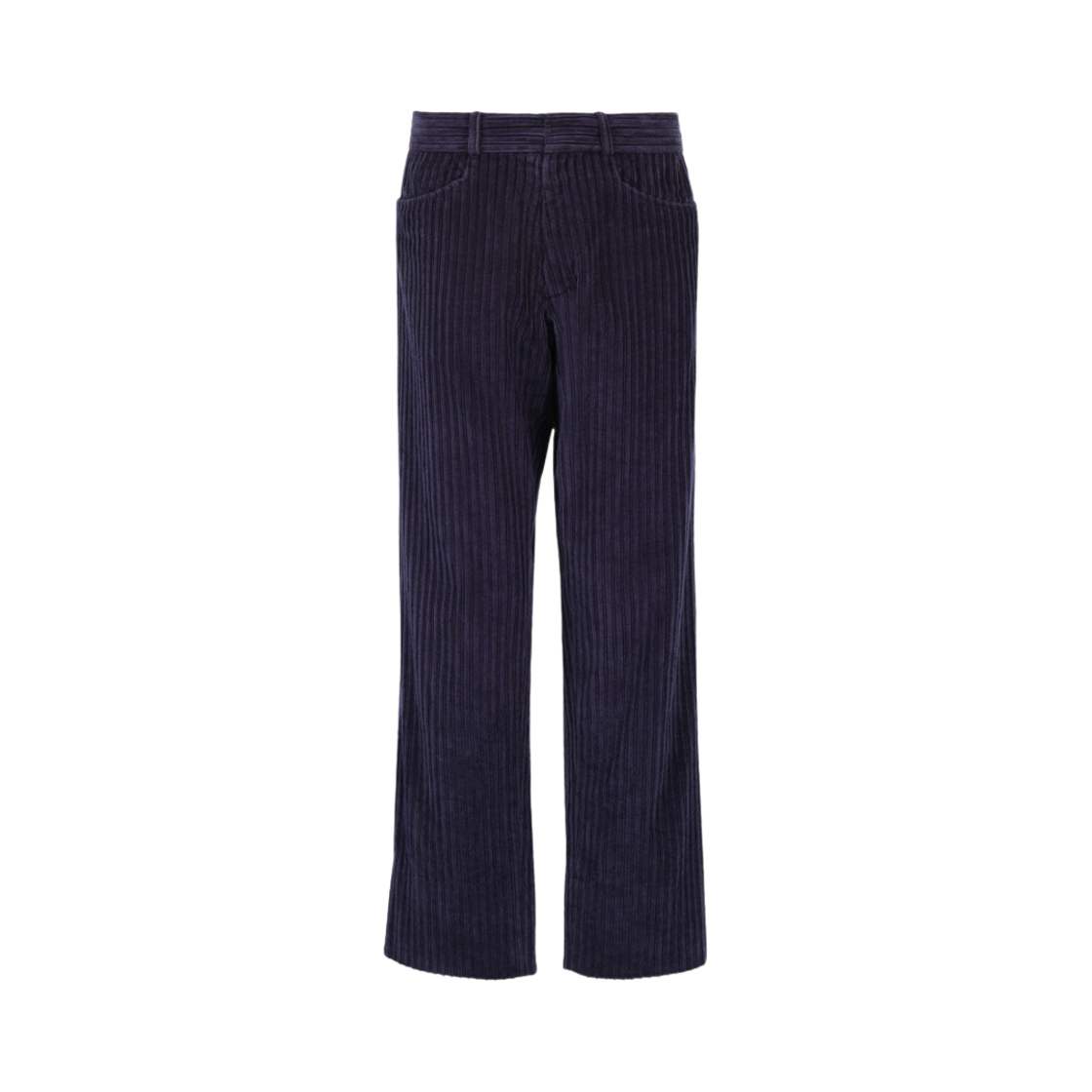 S50KA0615S60535477 Maison Margiela Corduroy Cropped Trousers Navy