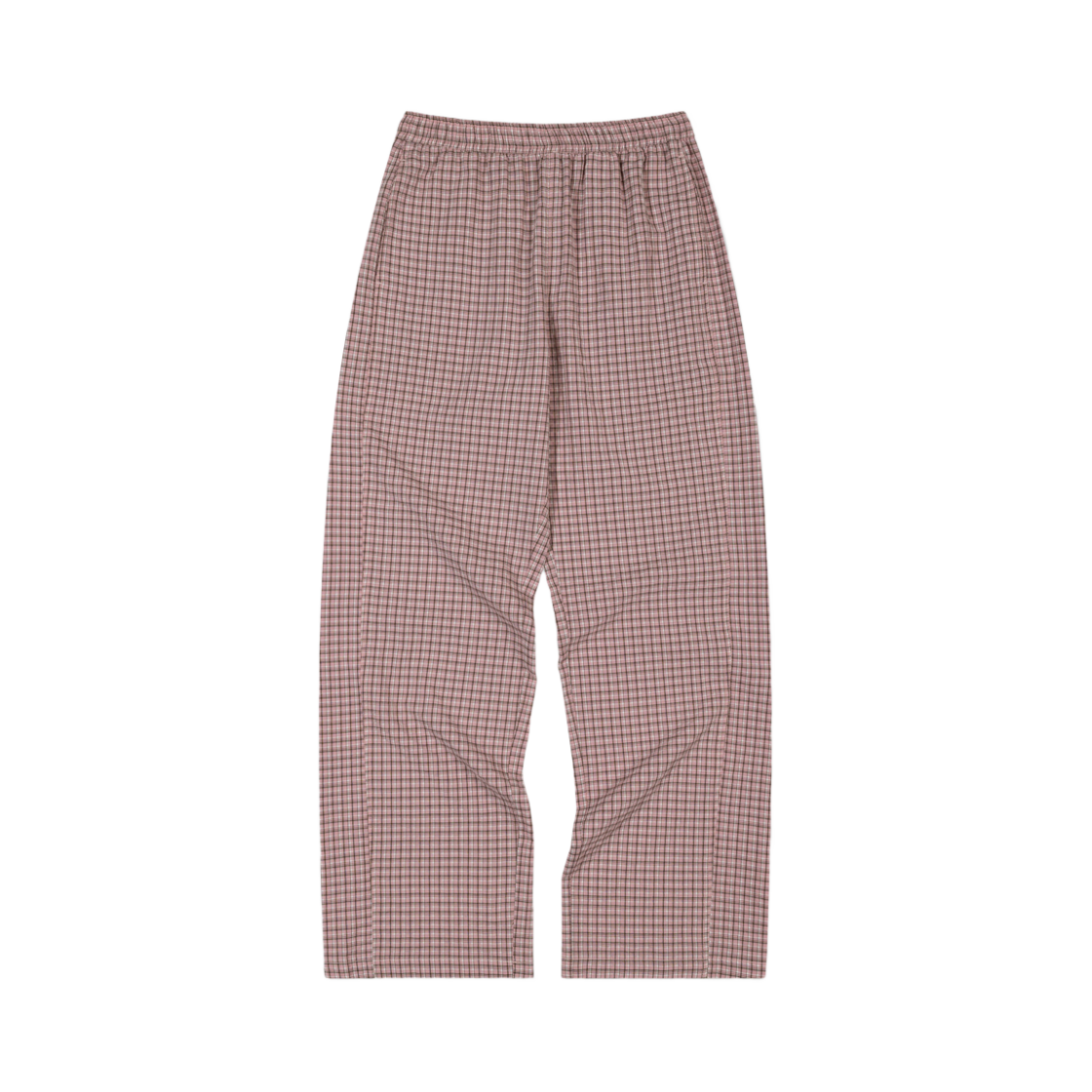 (W) 로우클래식 체크 밴드 팬츠 핑크((W) Low Classic LC Checked Band Pants Pink)