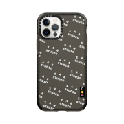 Casetify x IAB Studio iPhone Pattern Logo Case Sheer Double Black