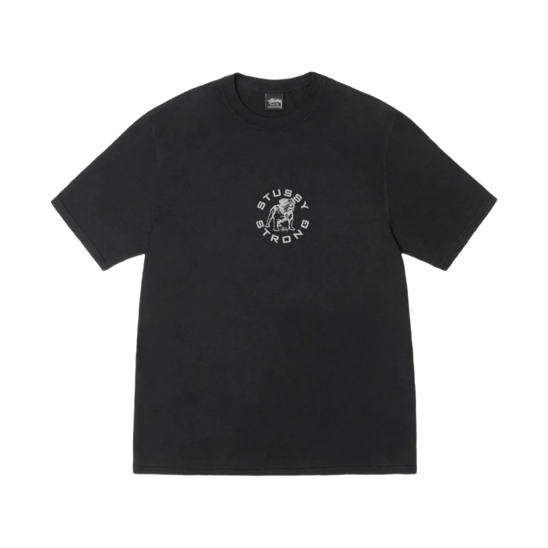 1905086 Stussy Strong Mac T-Shirt Pigment Dyed Black