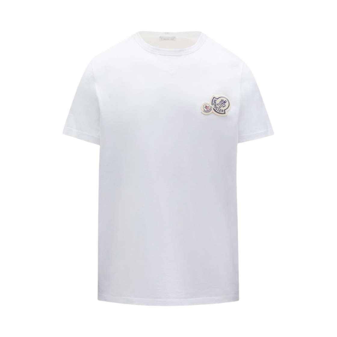 몽클레르 더블 로고 티셔츠 화이트 - 22FW(Moncler Double Logo T-Shirt White - 22FW) - 1