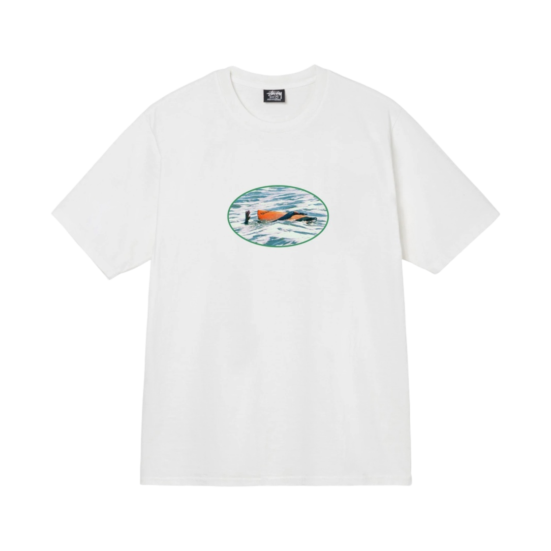 3903789 Stussy Gum Crush 2 Pigment Dyed T-Shirt Natural