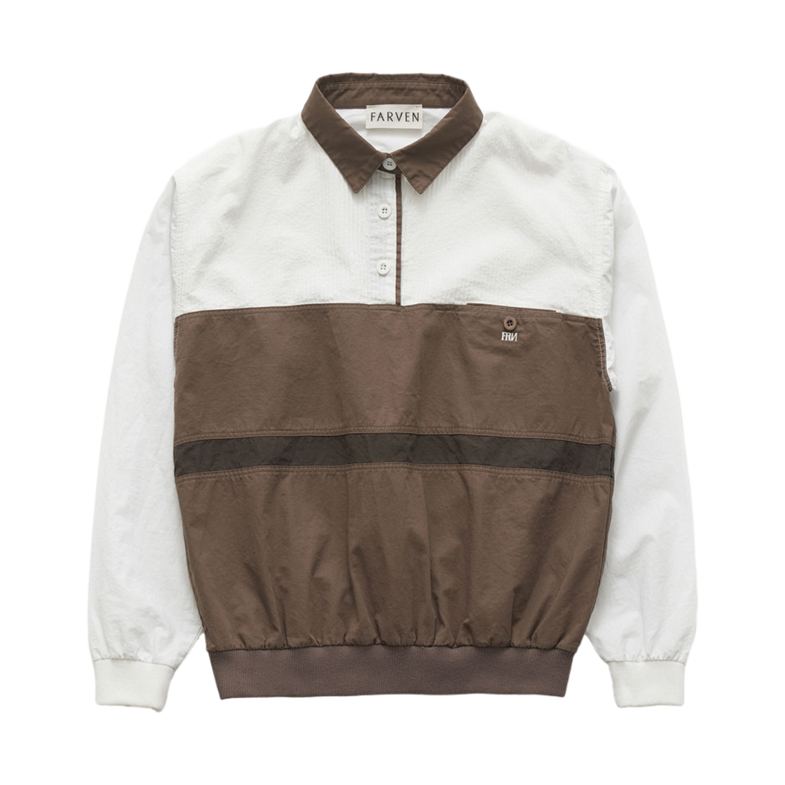 파르벵 코튼 카라 스웨트셔츠 딥 토프