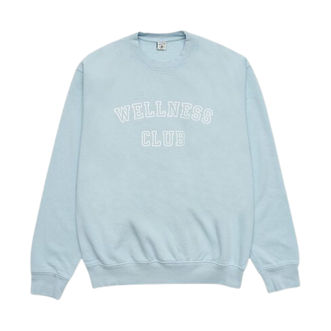 CR761BB Sporty & Rich Wellness Club Crewneck Baby Blue