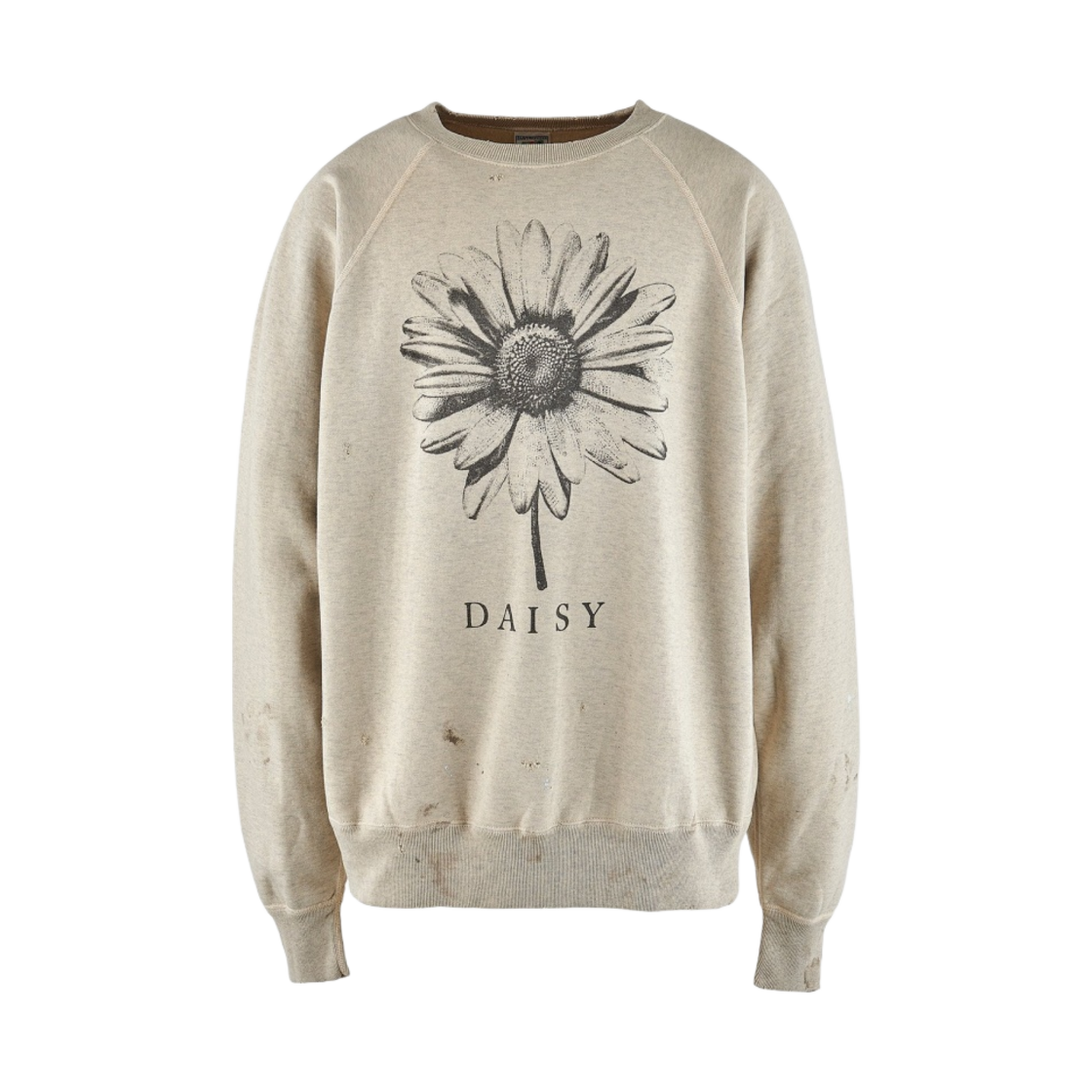 A23-0000-020 Saint Mxxxxxx Daisy Crew Neck Sweatshirt Grey - 23AW