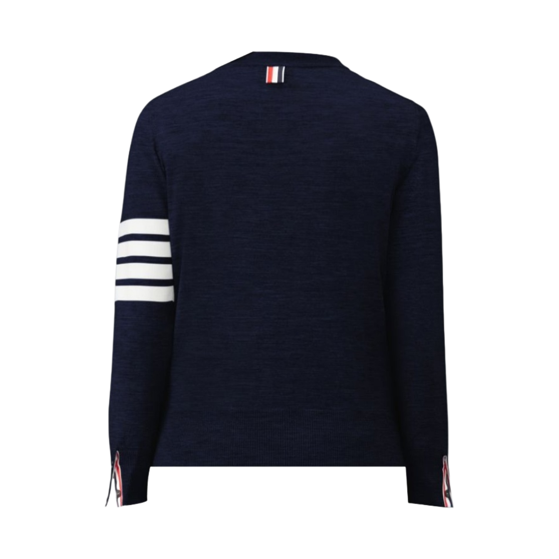 (W) 톰브라운 울 사선 릴렉스드 풀오버 네이비((W) Thom Browne Wool 4-Bar Relaxed Pullover Navy) - 2