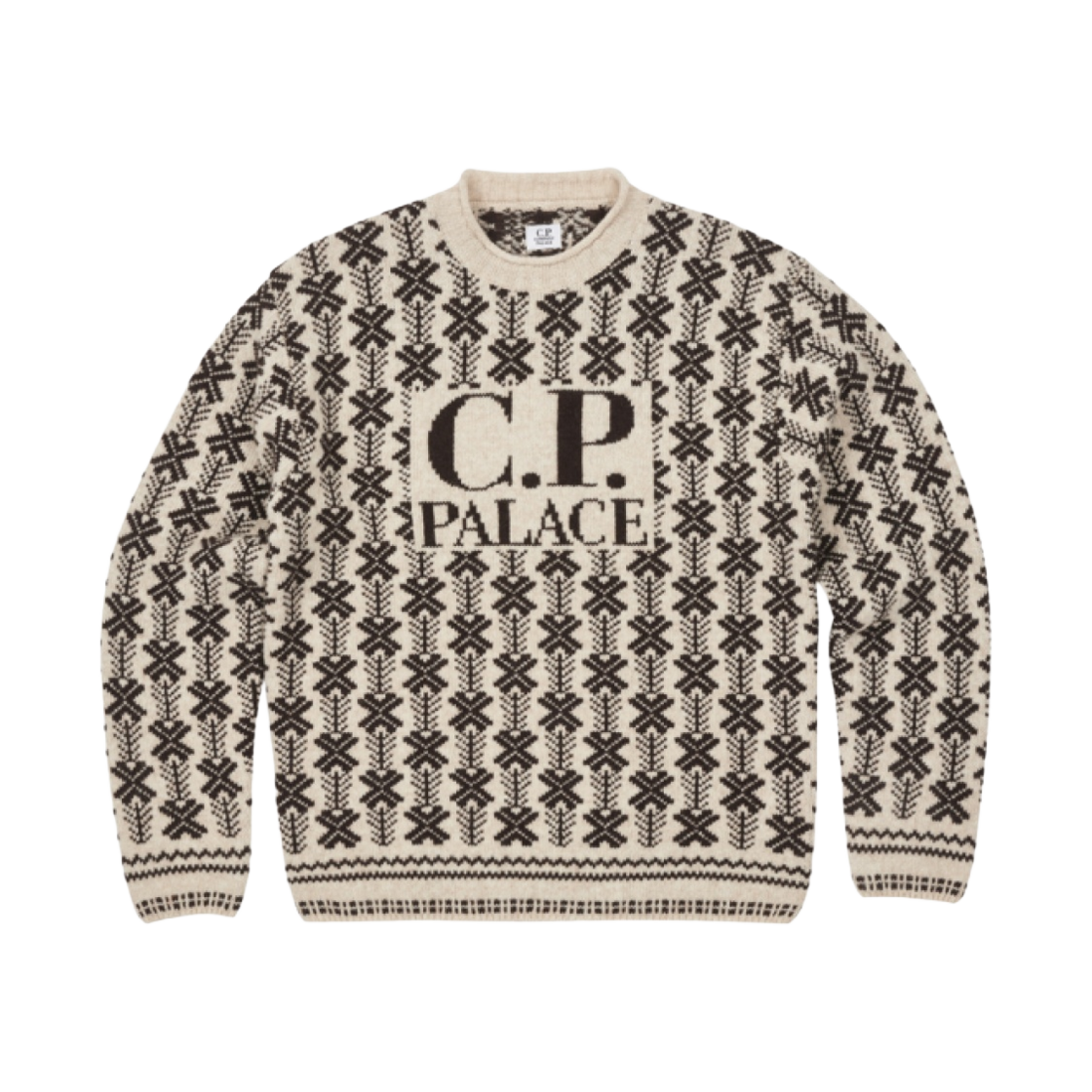 팔라스 x C.P. 컴퍼니 램스울 니트 스톤 - 22FW(Palace x C.P. Company Lambswool Knit Stone - 22FW) - 1