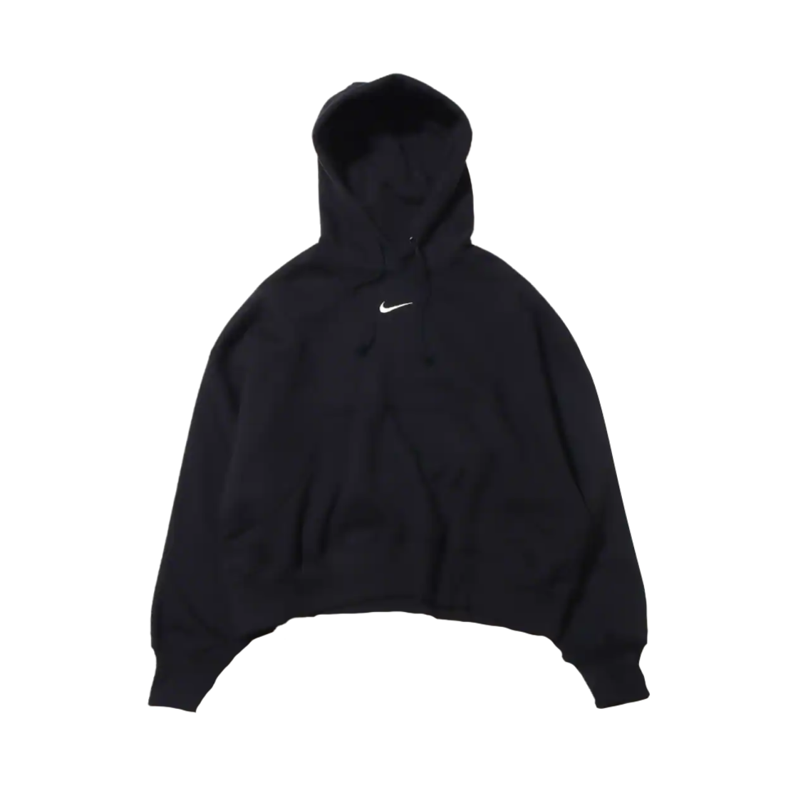 DQ5860-010 (W) Nike NSW Phoenix Fleece Oversized Pullover Hoodie Black - US/EU - 대표 이미지 #1