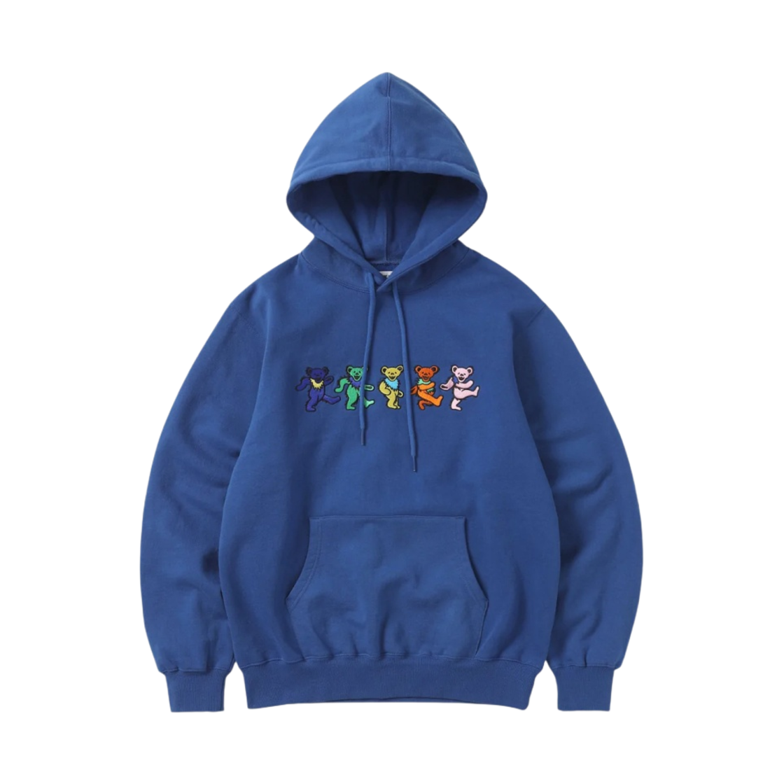 GD223TSWHO02 Thisisneverthat x Grateful Dead Dancing Bears Hoodie Blue