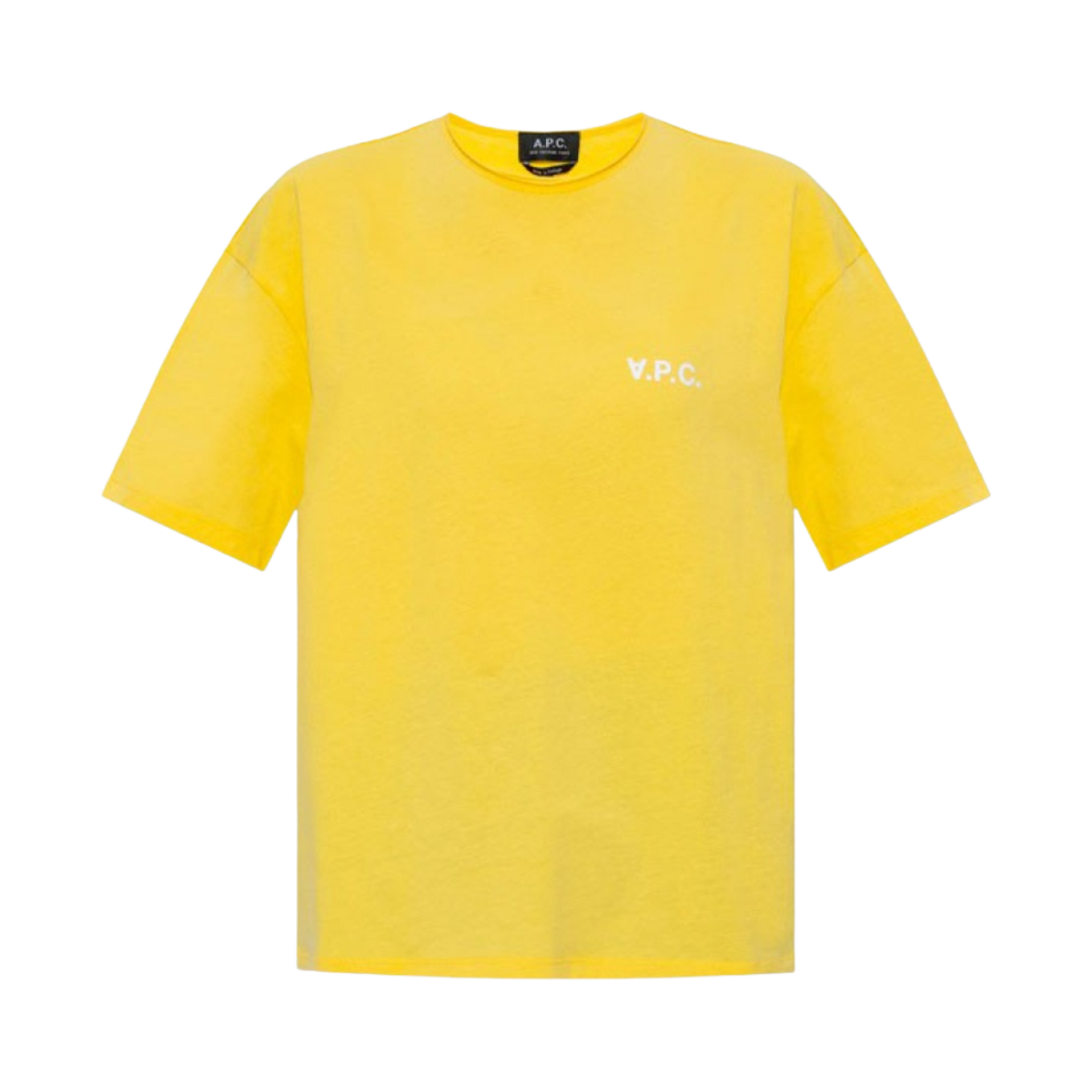 (W) 아페쎄 카롤 티셔츠 옐로우((W) A.P.C. Karol T-Shirt Yellow) - 1