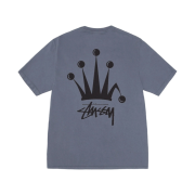 Stussy Regal Crown Pigment Dyed T-Shirt Indigo