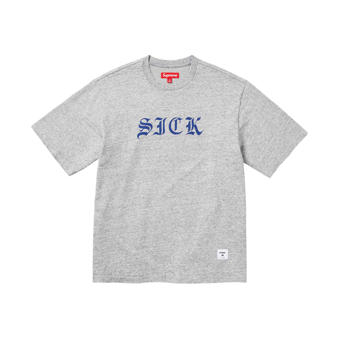 슈프림 식 숏슬리브 탑 헤더 그레이 - 24SS(Supreme Sick S/S Top Heather Grey - 24SS) - 1