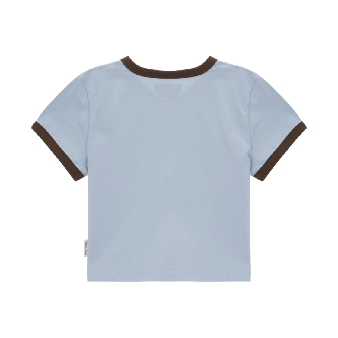 Matin Kim☆LOGO CUTTED RINGER CROP TOP MUSINSA | MATIN KIM CUTTED LOGO RINGER CROP TOP IN WHITE