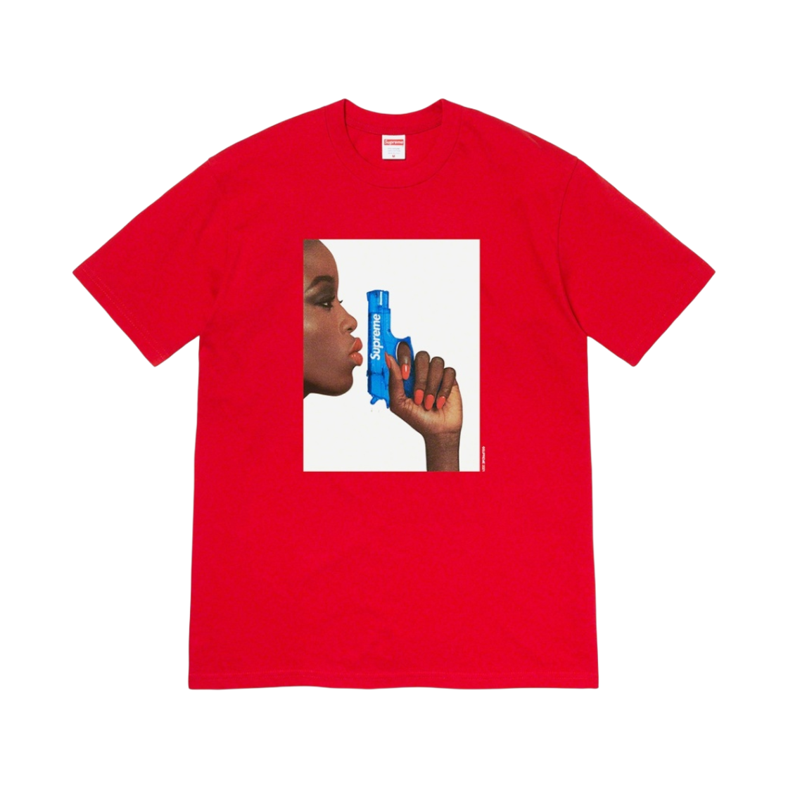 슈프림 워터 피스톨 티셔츠 레드 - 21SS(Supreme Water Pistol T-Shirt Red - 21SS) - 1