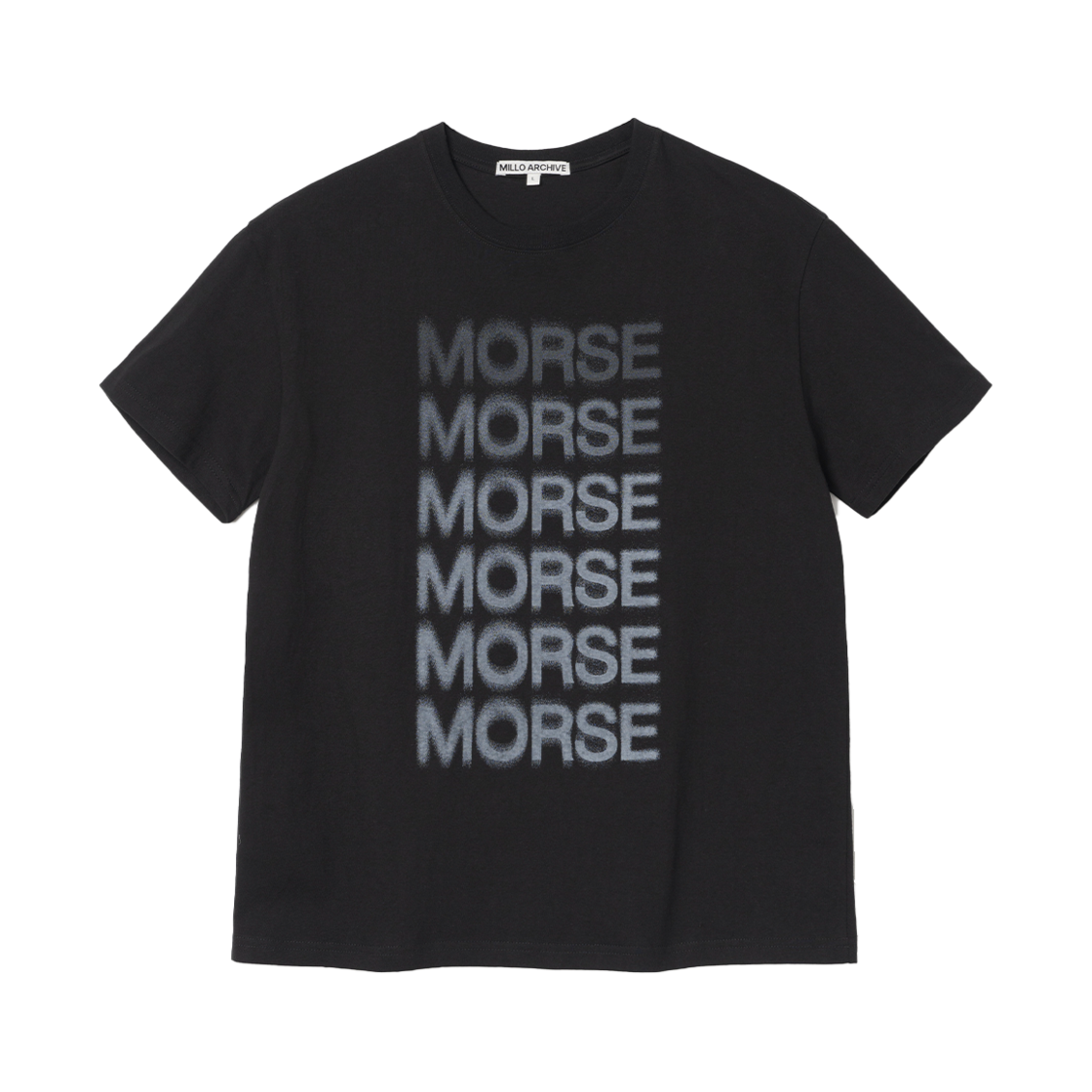밀로 아카이브 페이디드 모스 티셔츠 블랙