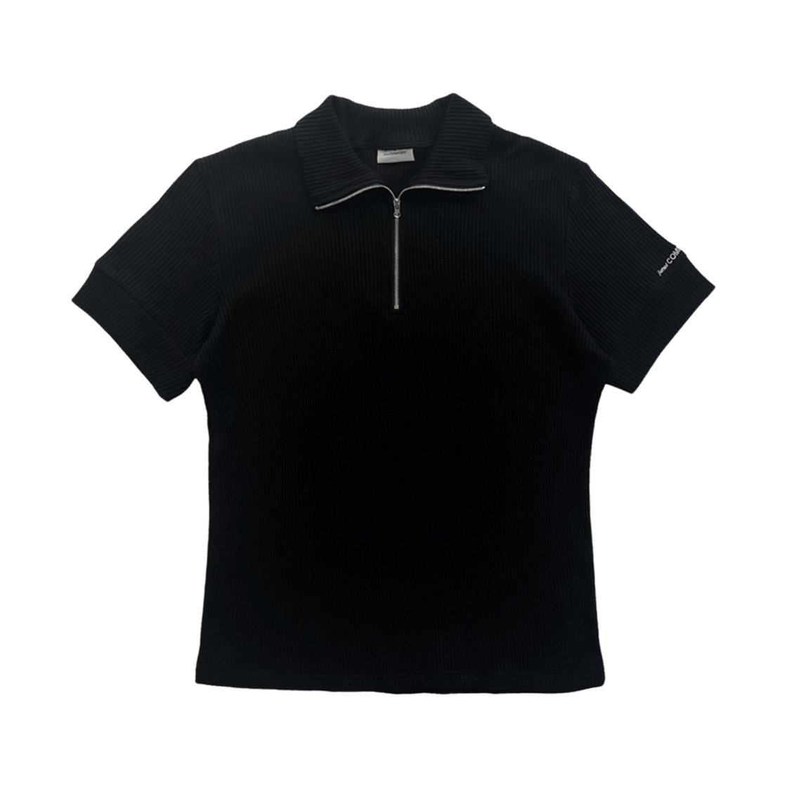 (W) 지초이 숏슬리브 풀오버 블랙((W) Jichoi Short Sleeve Pullover Black)