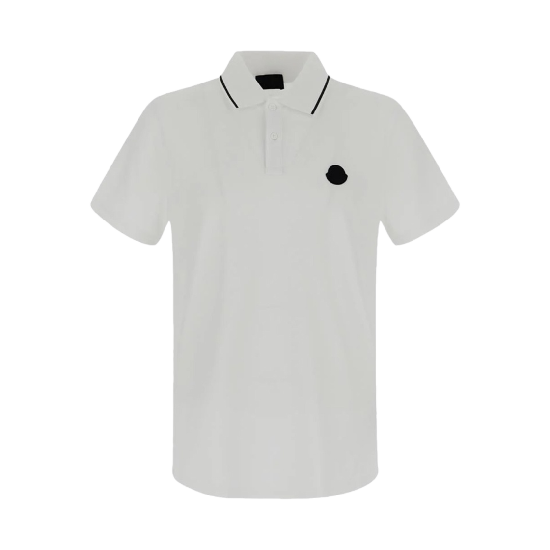 몽클레르 로고 폴로 셔츠 화이트 - 22SS(Moncler Logo Polo Shirt Cosmic White - 22SS) - 1