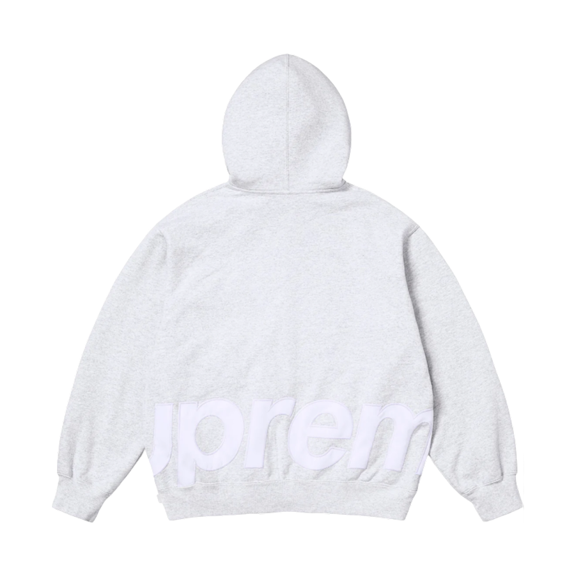 슈프림 빅 로고 집업 후드 스웨트셔츠 애쉬 그레이 - 25SS(Supreme Big Logo Zip Up Hooded Sweatshirt Ash Grey - 25SS) - 2