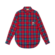 Gucci Skunk Tartan Shirt Red