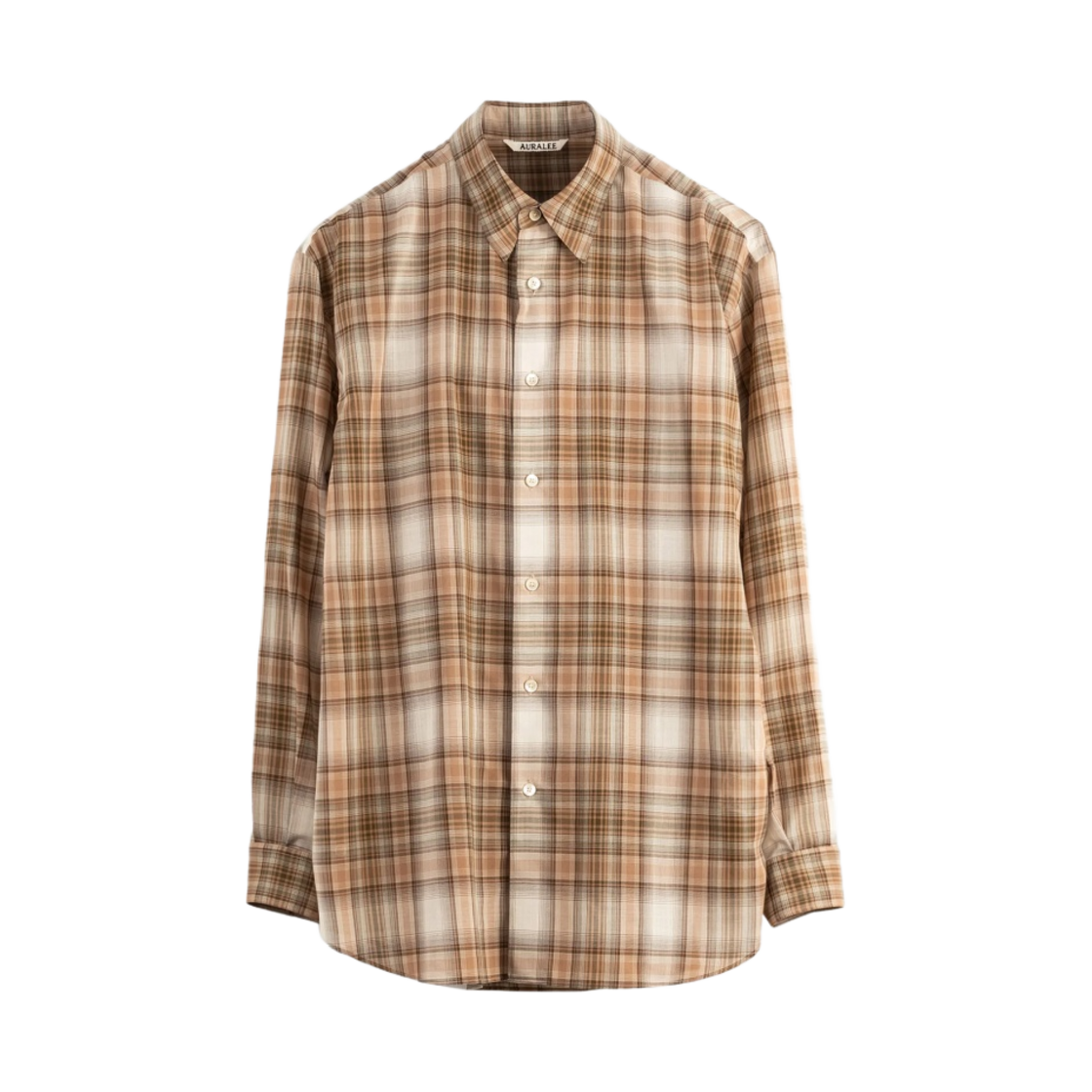 auralee WOOL RECYCLED POLYESTER CLOTH SHIRTS WOOL RECYCLED