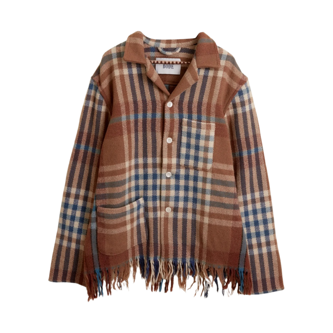 보디 스웨일 프린지 오버셔츠 멀티(Bode Swale Fringe Overshirt Multi)