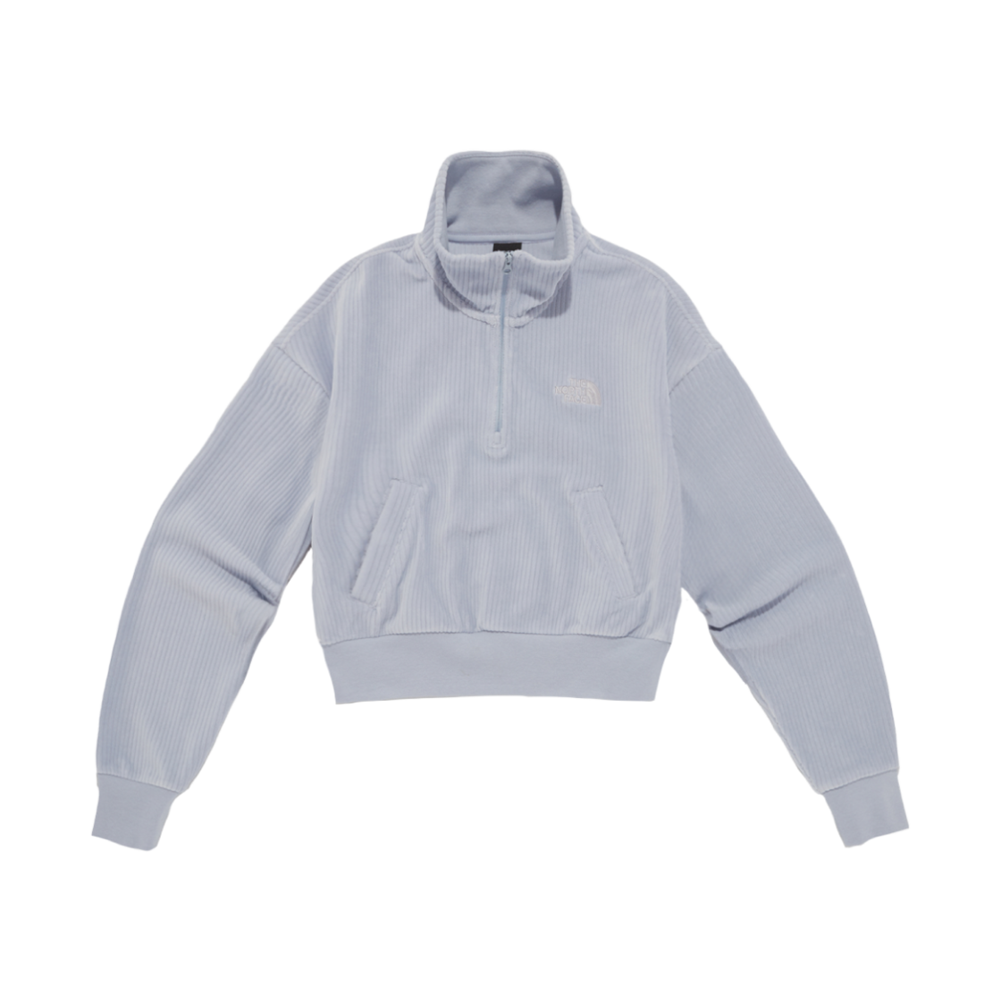 NM5MQ82C (W) The North Face Swift Velour Half Zip Alaskan Blue